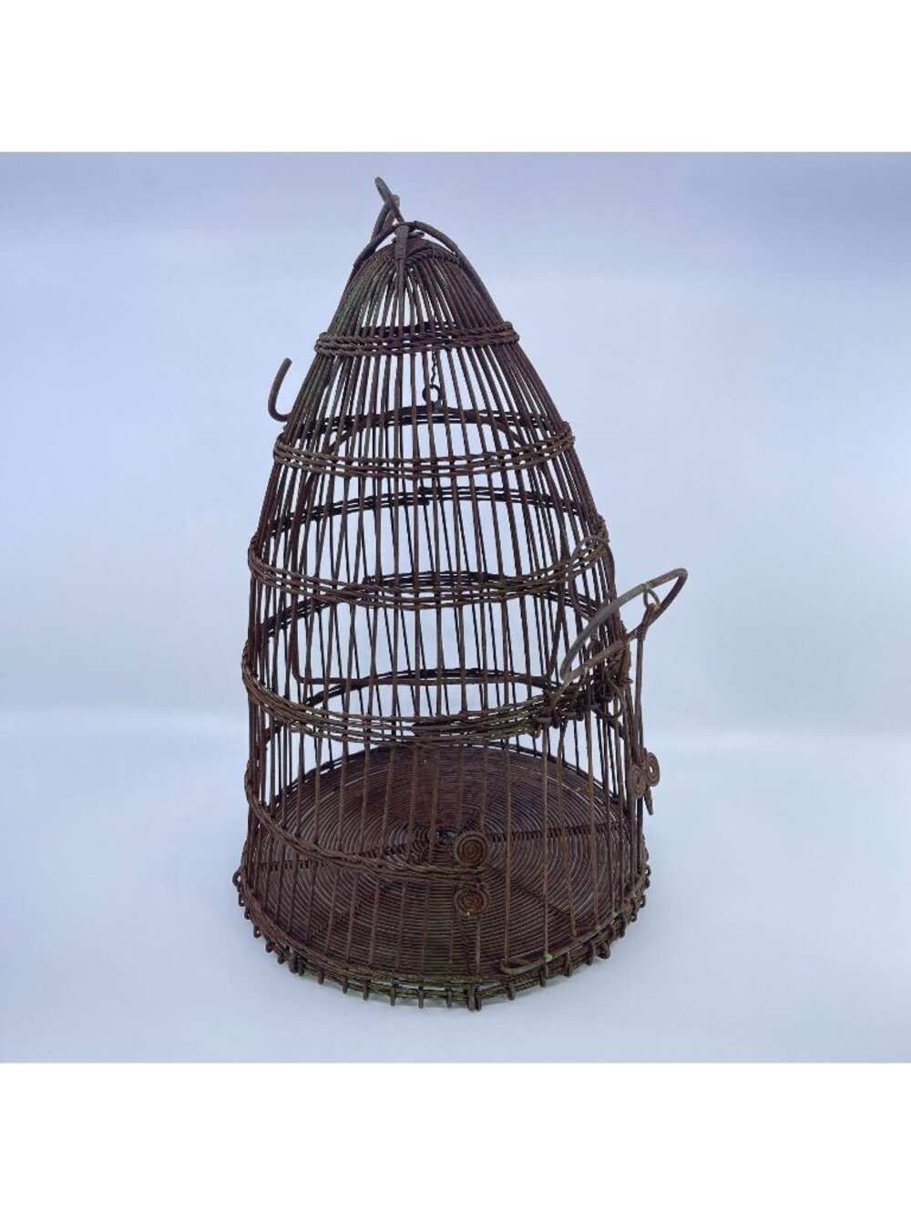 vintage bee hive bird cage hinged door rustic décor